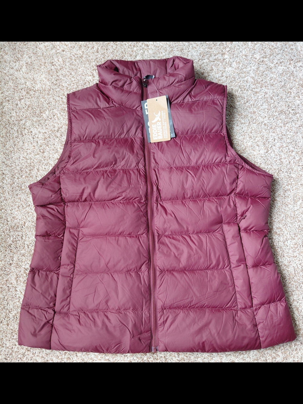 Eddie Bauer Women's Down Vest Size PM NWT